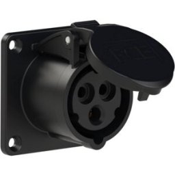 Prise femelle CEE-CARA 16 A 3 pôles PCE venttechnik 313-6x 230 V noir 1 pc(s)