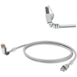 Weidmüller 1248280010 RJ45 Câble réseau, câble patch CAT 6a S/FTP 1.00 m gris certifié UL 1 pc(s)