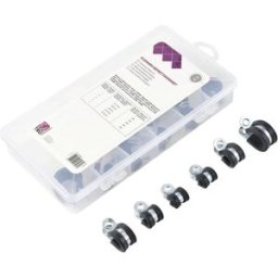 TRU COMPONENTS 93038c437 Bride de montage TC-6649812 Plage de Ø du faisceau 6 à 16 mm 18 parties