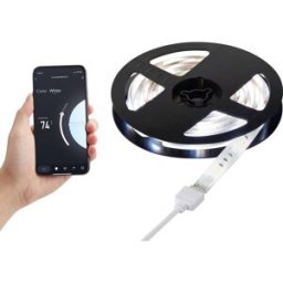 RGBW Tuya-App Stripes SY-4755426 Réglette lumineuse à Led avec connecteur mâle 230 V 2 m RVBB, blanc chaud, blanc froid 1 pc(s)