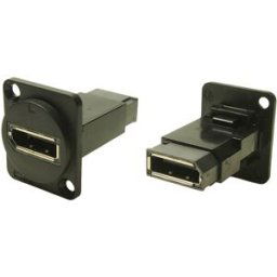 FT DISPLAYPORT F-F 2,5 PLAIN HOLE Adaptateur/prolongateur, embase femelle DisplayPort femelle - DisplayPort femelle CP30233X Cliff Contenu: 1 pc(s)