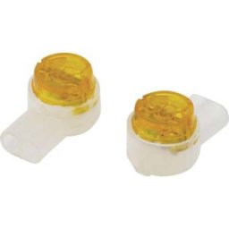 Connectique de jonction TRU COMPONENTS 808667 flexible: 0.13-0.65 mm² rigide: 0.13-0.65 mm² Nombre de pôles: 2 jaune 100 pc(s)