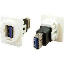 Adaptateur/prolongateur, embase femelle Port USB type A - port USB type A CP30205NXW Cliff Contenu: 1 pc(s)