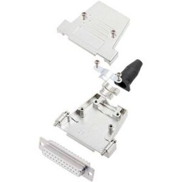encitech DTSL25-SJSRG-T-DBS-W-K 6355-8086-13 Kit embase SUB-D femelle 180 ° Nombre de pôles: 25 fût à souder 1 pc(s)