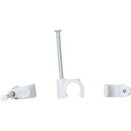 Kopp 342604087 Cavalier 342604087 Plage de Ø du faisceau 4 à 7 mm gris 50 pc(s)
