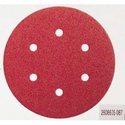 Feuille abrasive pour ponceuse excentrique avec bande auto-agrippante, perforé Bosch Accessories 2608605716 Grain 40 (Ø) 150 mm 5 pc(s)