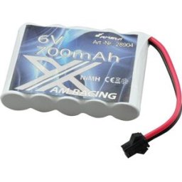 Amewi Pack de batterie (NiMh) 6 V 700 mAh Nombre de cellules: 5 stick prise femelle micro voiture