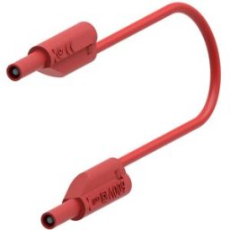 Electro PJP 240-IEC-CD1-100R Cordon de mesure Banane mâle 2 mm Banane mâle 2 mm 1.00 m rouge 1 pc(s)