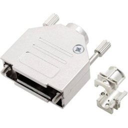 Capot SUB-D 25 pôles encitech DTZK-25-HI-K 6560-0705-03 tout en métal 180 ° argent 1 pc(s)