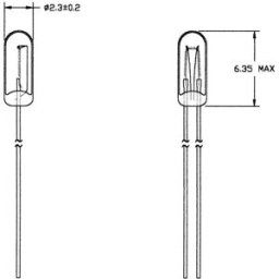 Barthelme 21616300 Ampoule spéciale clair T 3/4 WT 16 V 30 mA 1 set