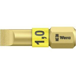 Embout pour vis à tête fendue 5.5 mm Wera 05 056174 001 Acier à outils allié, revêtement diamanté Forme (embouts): D 6.3 1 pc(s)