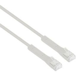 Intellinet 745154 RJ45 Câble réseau, câble patch CAT 6a F/FTP 2.0 m gris flexible, blindage total, sans halogène 1 pc(s)