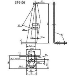Support Datalogic ST-5100 95ACC2840 (L x l x H) 122.5 x 38.5 x 40.7 mm 1 pc(s)