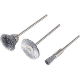 Wolfcraft SET de mini-brosses en fil dacier 3 pièces 2114000 3 pc(s)