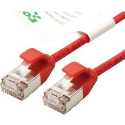 Roline green 21.44.3315 RJ45 Câble réseau, câble patch CAT 6a U/FTP 2.00 m rouge (clair) non blindé, sans halogène, ignifuge 1 pc(s)