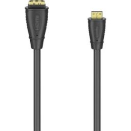 Hama 00205167 HDMI Câble adaptateur [1x HDMI femelle - 1x connecteur mini HDMI] noir 10 cm