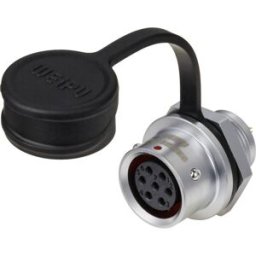 circulaire femelle, droit Ø 12 7 pôles 125 V/AC 5 A IP67 Push-Pull Weipu SF1212/S7