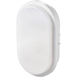 Sygonix Eclairage LED pour pièce humide CEE: E (A - G) LED 12 W blanc naturel gris
