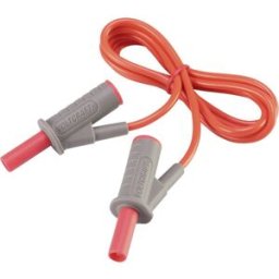 VOLTCRAFT Cordon de mesure de sécurité[Banane mâle 4 mm -Banane mâle 4 mm ] Ultra flexibles 1.00 m;rouge;MSB-501 10 A