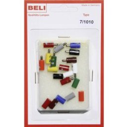 Lot de fiches bananes Ø de la broche: 2.6 mm BELI-BECO 7/1010 1 set