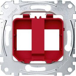Merten Cache Plaque de montage rouge MEG4566-0006 1 pc(s)