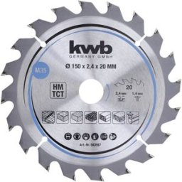 kwb 583557 Lame de scie circulaire au carbure 150 x 20 mm 1 pc(s)