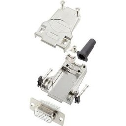 encitech DTZF09-HDS15-W-K 6355-8063-11 Kit embase SUB-D femelle 180 ° Nombre de pôles: 15 fût à souder 1 pc(s)