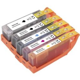 Renkforce Encre remplace Canon PGI-570PGBK XL, CLI-571BK XL, CLI-571C XL, CLI-571M XL, CLI-571Y XL compatible pack bundle noir, noir photo, cyan, magenta,