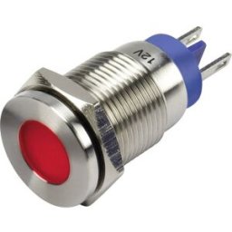 TRU COMPONENTS GQ16F-D/R/12V/S Voyant de signalisation LED rouge 12 V/DC