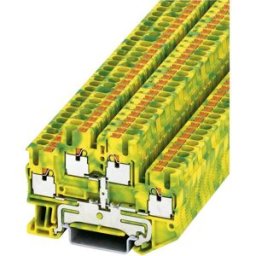 Bloc de jonction à 2 étages pour conducteur protection Contenu: 1 pc(s) Phoenix Contact PTTB 2,5-PE 3210596