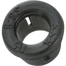 TRU COMPONENTS TC-SBR8203 Passe-câbles Ø max. des bornes 5.8 mm Epaisseur de plaque (maxi) 2.2 mm Polyamide noir 100 pc(s)