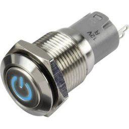 Interrupteur à pression TRU COMPONENTS LAS2GQF-11ZDT/B/12V/S/P 1303018 48 V/DC 2 A 1 x On/On IP65 à accrochage 1 pc(s)