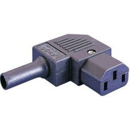Connectique pour appareils réfrigérants série (connecteur réseau) PX Bulgin PX0587/SE femelle, coudé Nombre total de pôles: 2 + PE 10 A noir 1 pc(s)