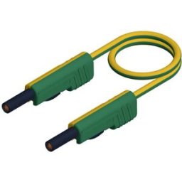 SKS Hirschmann MLB 100/1 V ge/gn Cordon de mesure Banane mâle 4 mm Banane mâle 4 mm 1.00 m jaune, vert 1 pc(s)