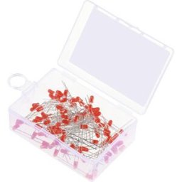 TRU COMPONENTS LED rouge rond 3 mm 330 mcd 30 ° 20 mA 1.8 V, 2.4 V