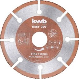 kwb 790140 Disque à tronçonner 115 mm 1 pc(s) bois, plastique, cuivre