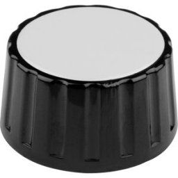 Tête de bouton rotatif Mentor 334.61 avec marquage noir (Ø x H) 36 mm x 18.5 mm 1 pc(s)