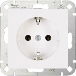 Kopp simple Insert Prise 2P+T HK 07 blanc pur 949329007 1 pc(s)