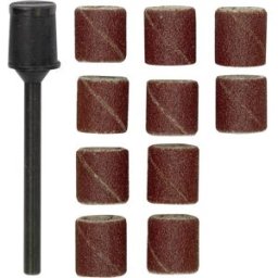 Proxxon Micromot Set de 10 bandes abrasive et 1 porte-outil