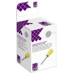 TRU COMPONENTS T2010C362 Cosse à embout 4.0 mm² 6.0 mm² partiellement isolé jaune 15 pc(s)
