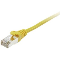 Equip 605564 RJ45 Câble réseau, câble patch CAT 6 S/FTP 5.00 m jaune contacts dorés 1 pc(s)