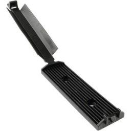 Embase de fixation HellermannTyton FKH80APT-A-BK 151-03681 noir autocollant, vissable avec colle acrylate, pour câble plat 1 pc(s)