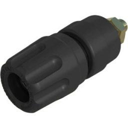 Borne de polarité Ø stylo (détails): 4 mm SKS Hirschmann PKI 10 A Au 930103700 noir 35 A 1 pc(s)