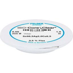Felder ISO-Core Clear SAC305 Étain à souder bobine Sn96,5Ag3Cu0,5 0.5 mm
