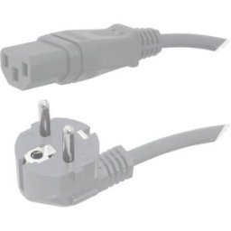 Câble de raccordement pour appareils IEC HAWA 1008231 gris 2.00 m