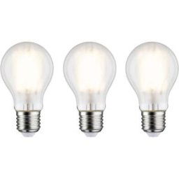 Paulmann 29092 LED CEE E (A - G) E27 forme de poire 9 W blanc chaud (Ø x H) 60 mm x 106 mm 3 pc(s)