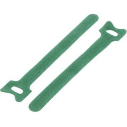 TRU COMPONENTS Collier de serrage auto-agrippant pour grouper partie velours et partie agrippante (L x l) 150 mm x 12 mm vert 20 pc(s)