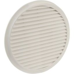 Wallair N33812 Grille de ventilation plastique Convient pour Ø de tube: 10 cm