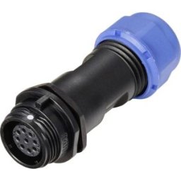 Connecteur de câble femelle, droit In Line 9 pôles 3 A 125 V/AC IP68 Weipu SP1311 / S 9 II