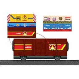 Märklin World 44143 H0 my World - wagon de marchandises ouvert avec autocollant